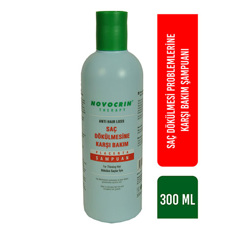 Novocrin Placenta Saç Dökülmesine Karşı Bakım Şampuan 300 ML
